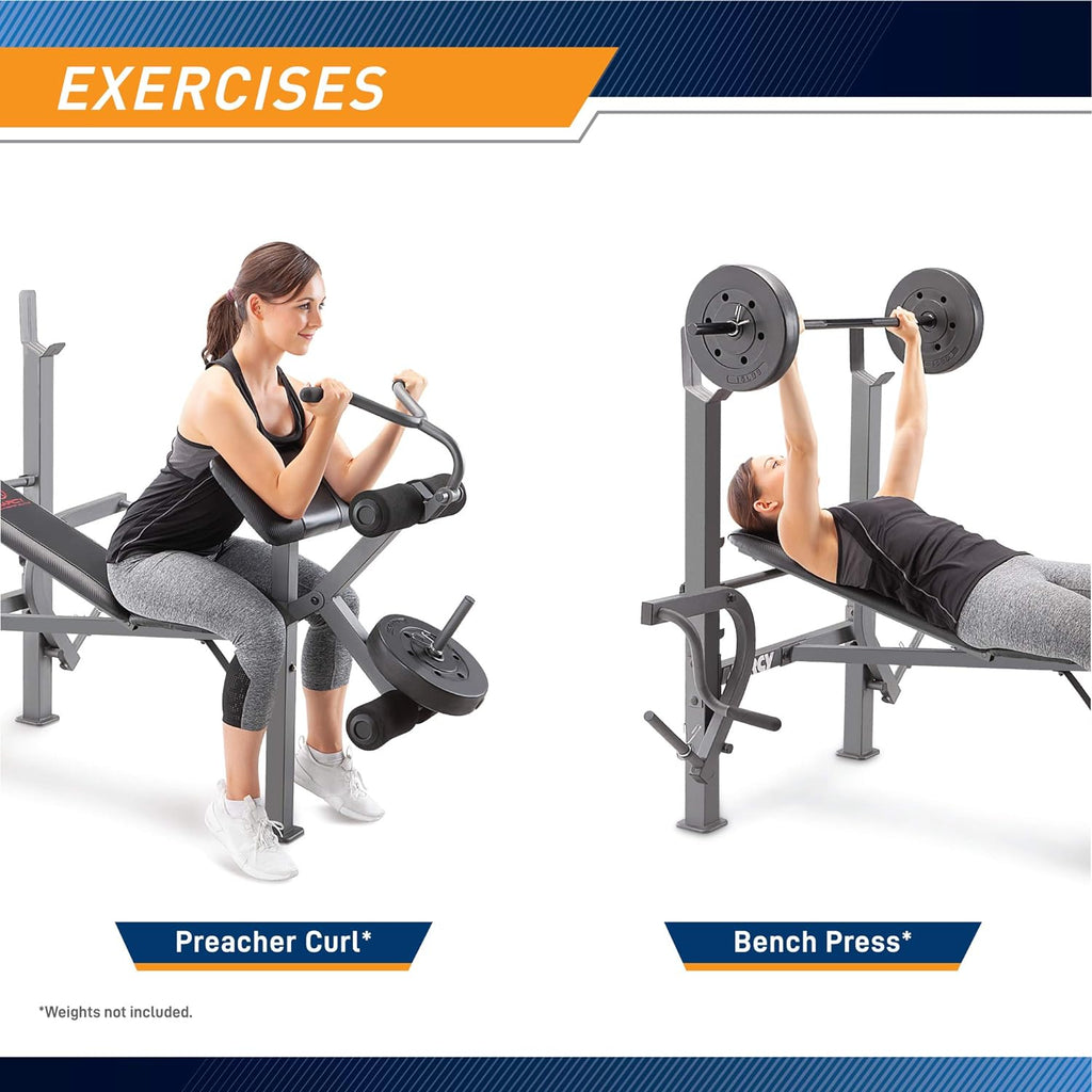 Standard Weight Bench with Leg Developer U1221