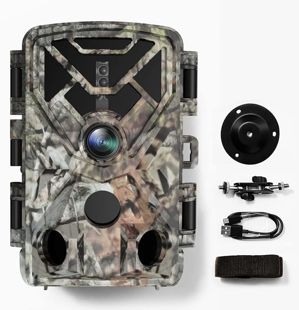Trail Camera with 40pcs No Glow LEDs Auto-Night Vision B172