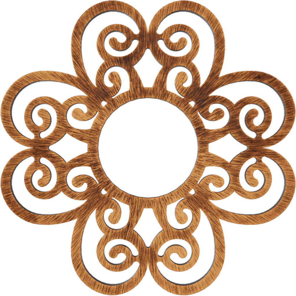 26x22OD x 8 7/8x22ID x 3/4x22P PVC Pierced Ceiling Medallion O7200