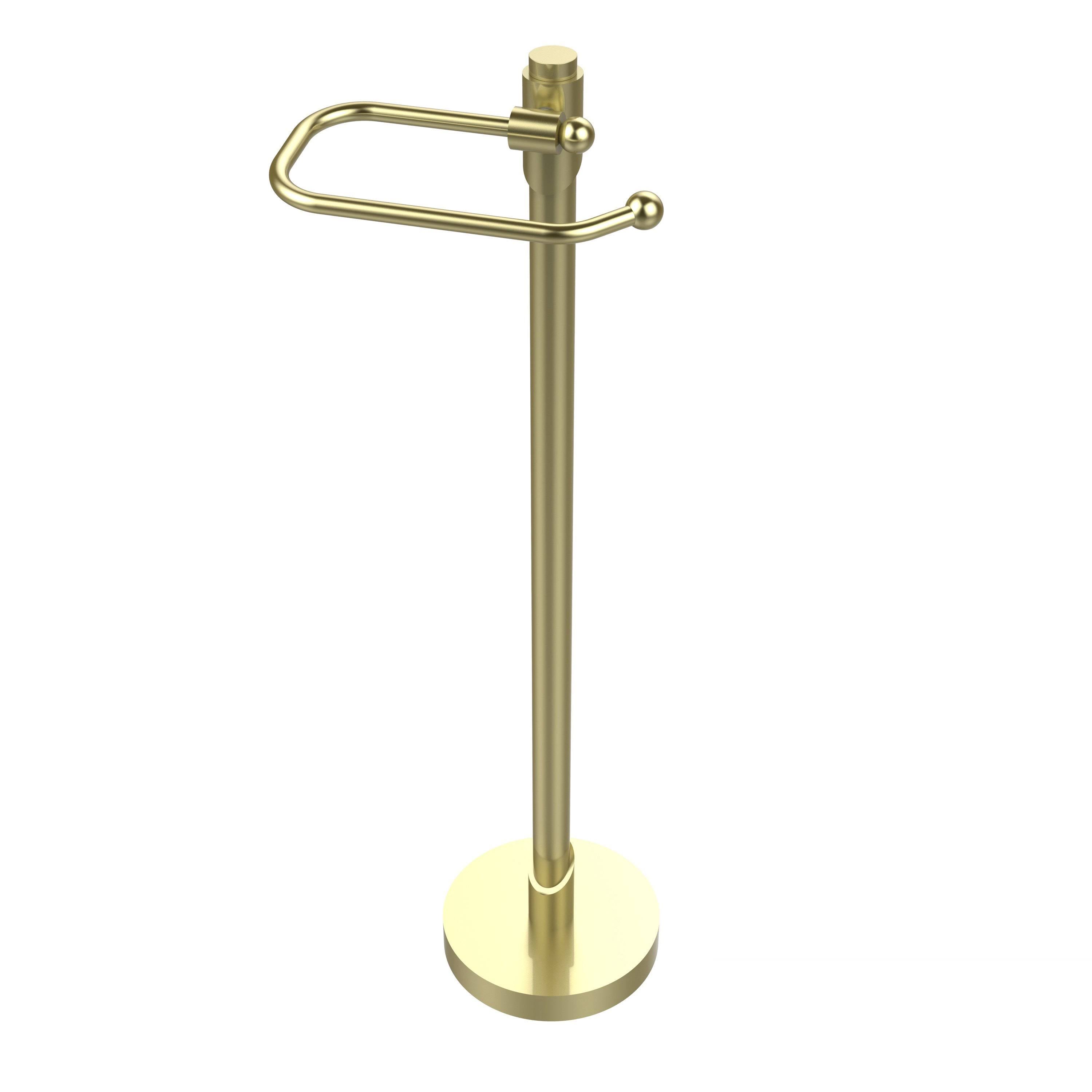 Satin Nickel Free Standing Toilet Tissue Holder B11727