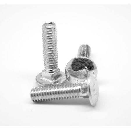 3/8 inch-16 x 1 inch Coarse Thread Grade 5 Carriage Bolt Medium Carbon Steel Zinc Plated Pk 500 M181134