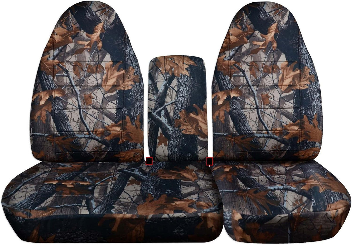 Camo Truck Seat Covers Gray P387088