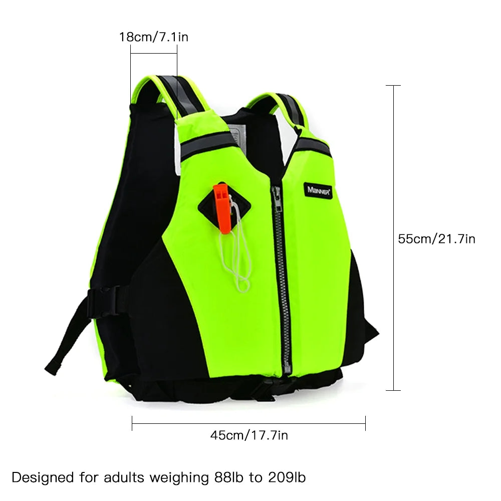 Swimming Zipper Swim Vest F3696