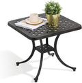 Antique Bronze Cast Aluminum Outdoor Side Table M8101
