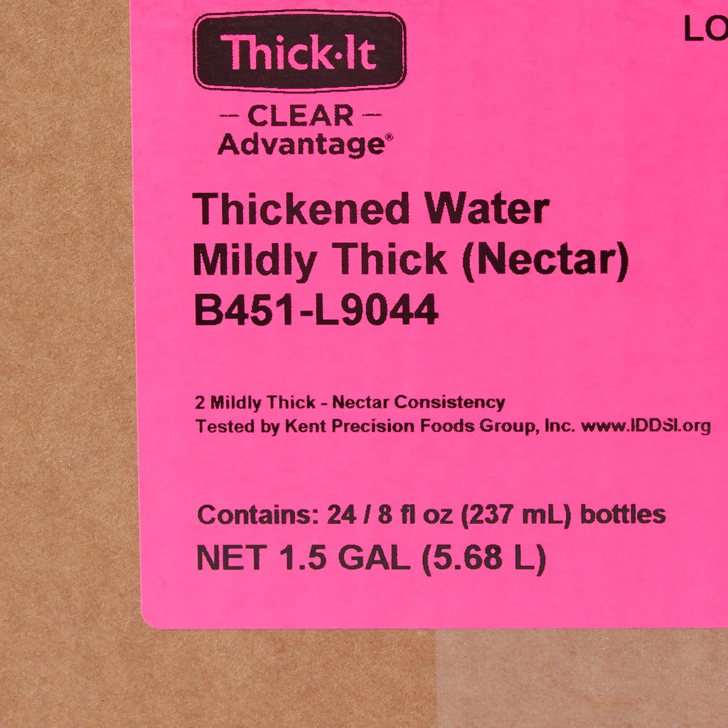 Unflavored Thickened Water 8 oz Bottle 24 Ct B4888