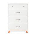 White/Natural 4-Drawer Chest E840745
