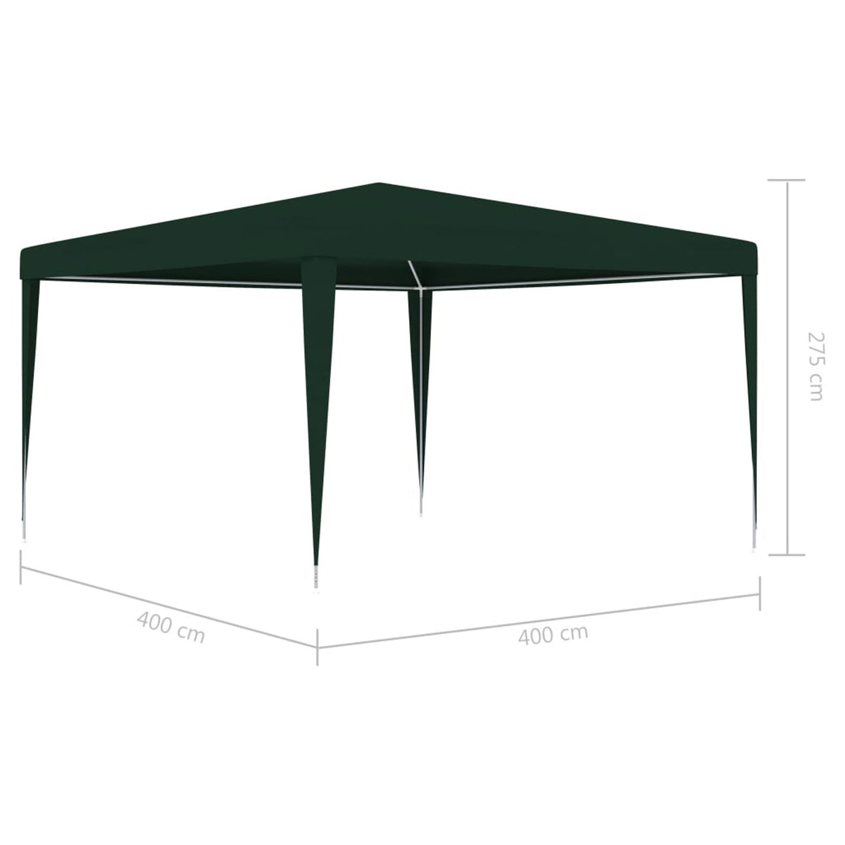 13.1'x13.1' Green Party Tent W822