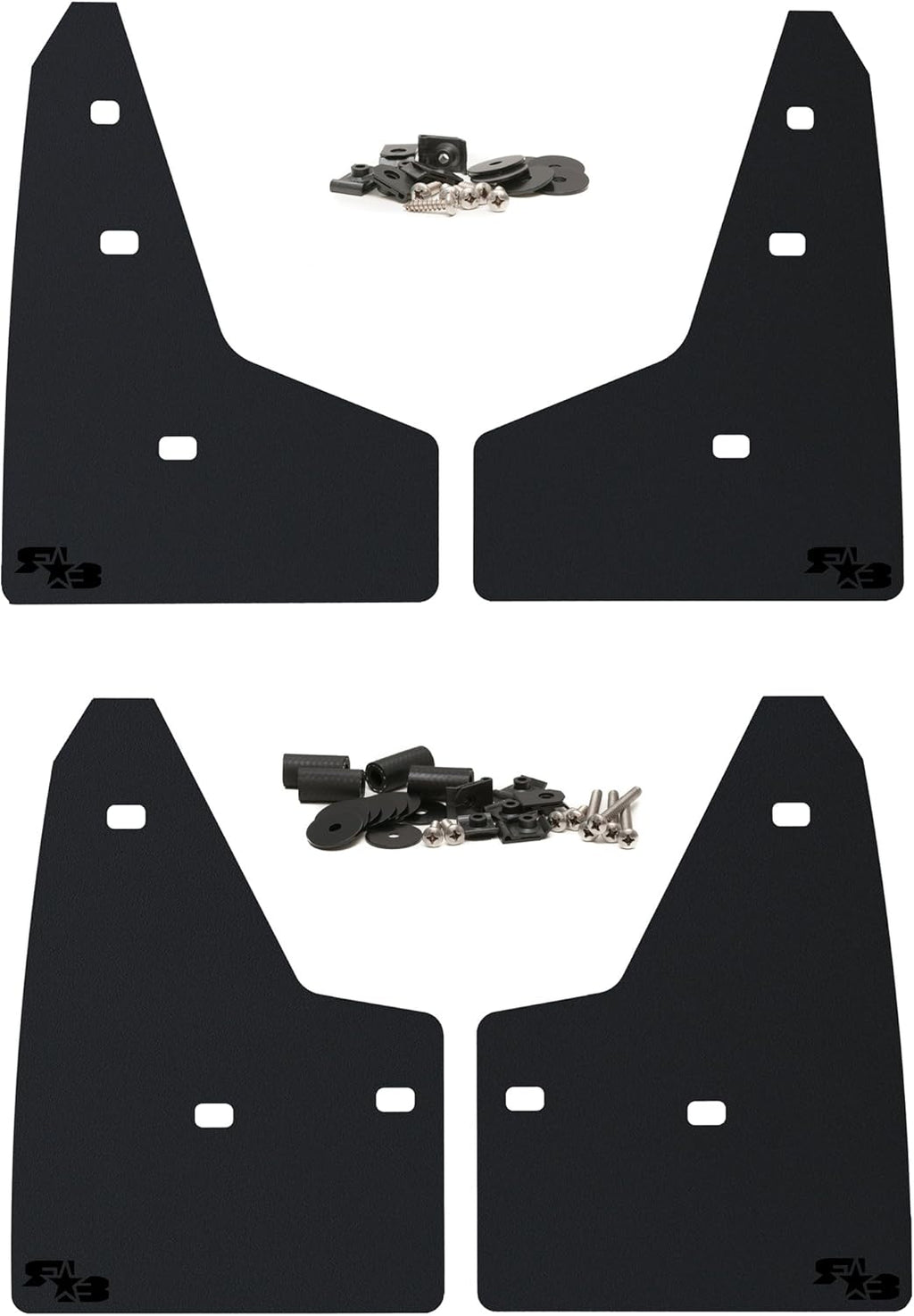 Black Mud Flaps Set of 4 G18199