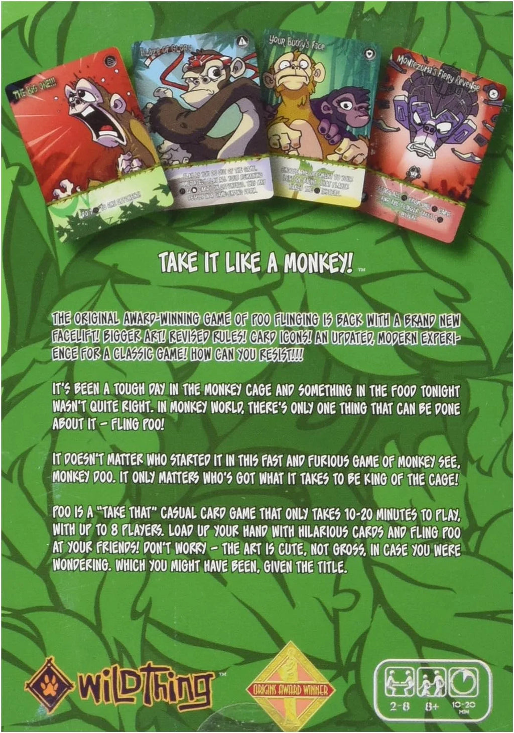 Card Game for 2-8 Players, Ages 8+ U641