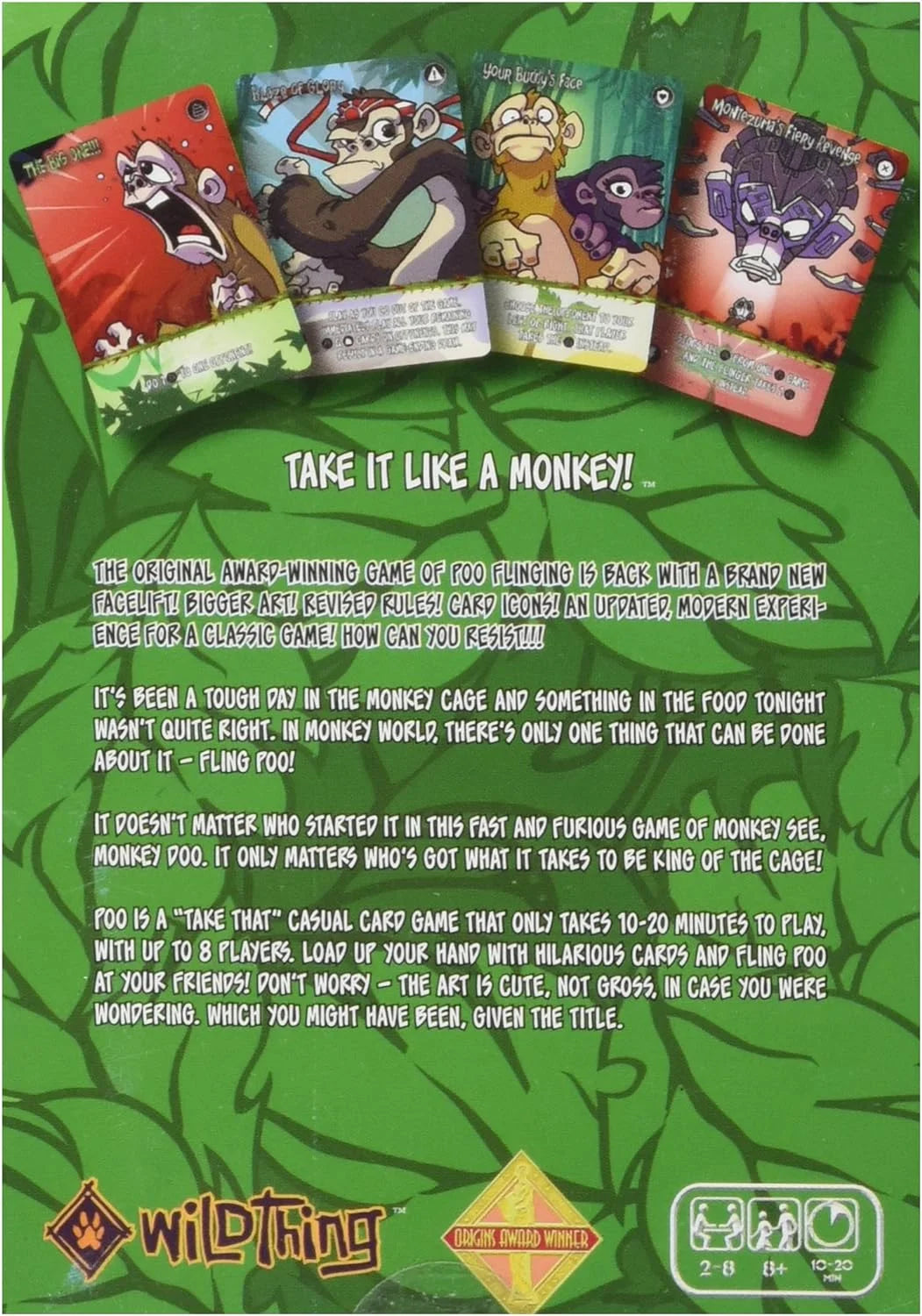 Card Game for 2-8 Players, Ages 8+ U641