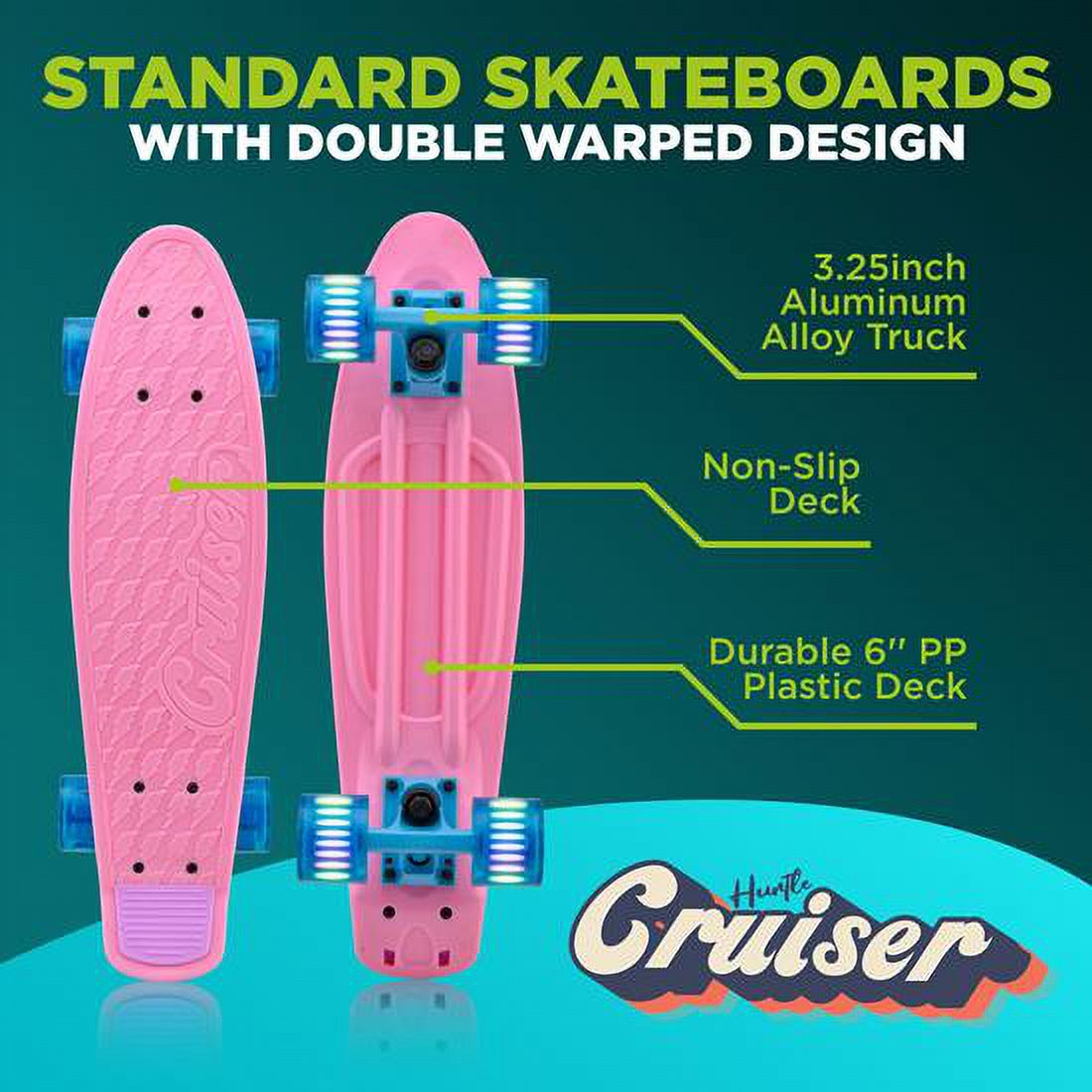 Pink Skateboard F51663