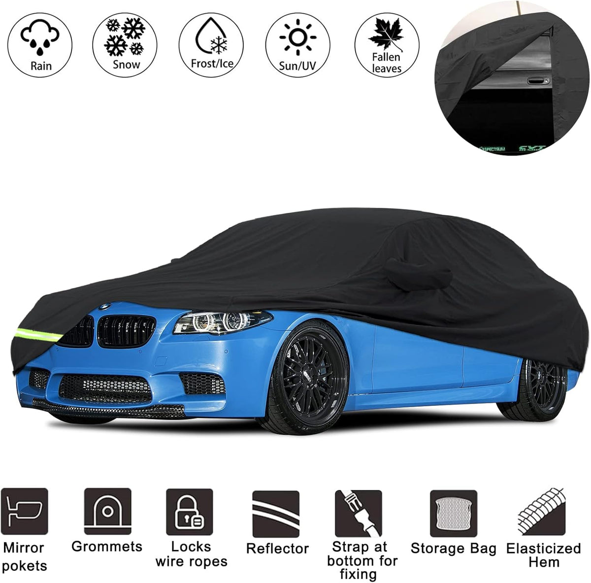 Waterproof Custom Fit Car Covers Pack of 2 P85671