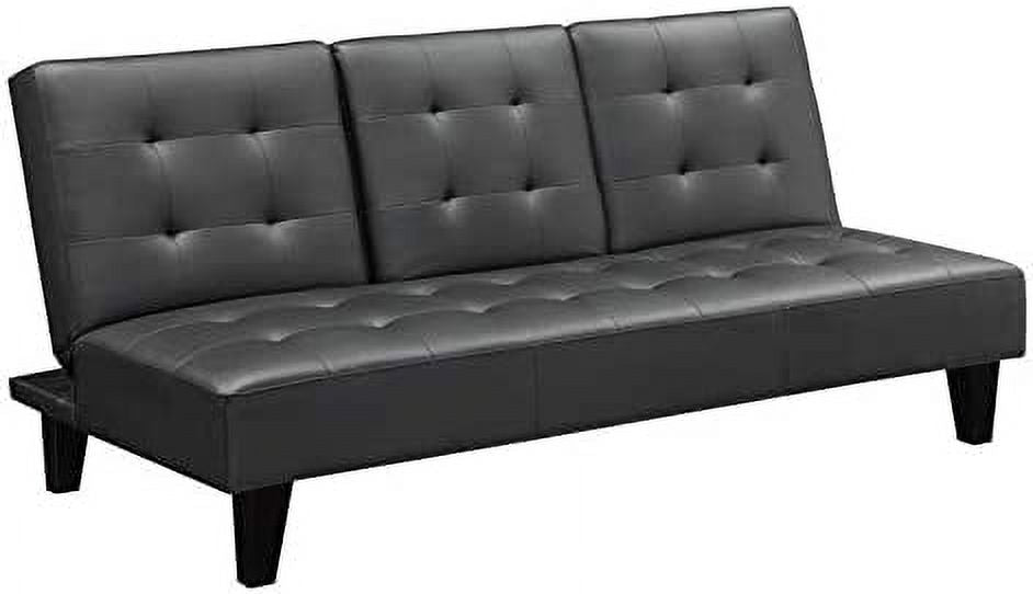 Black Cupholder Futon B9153