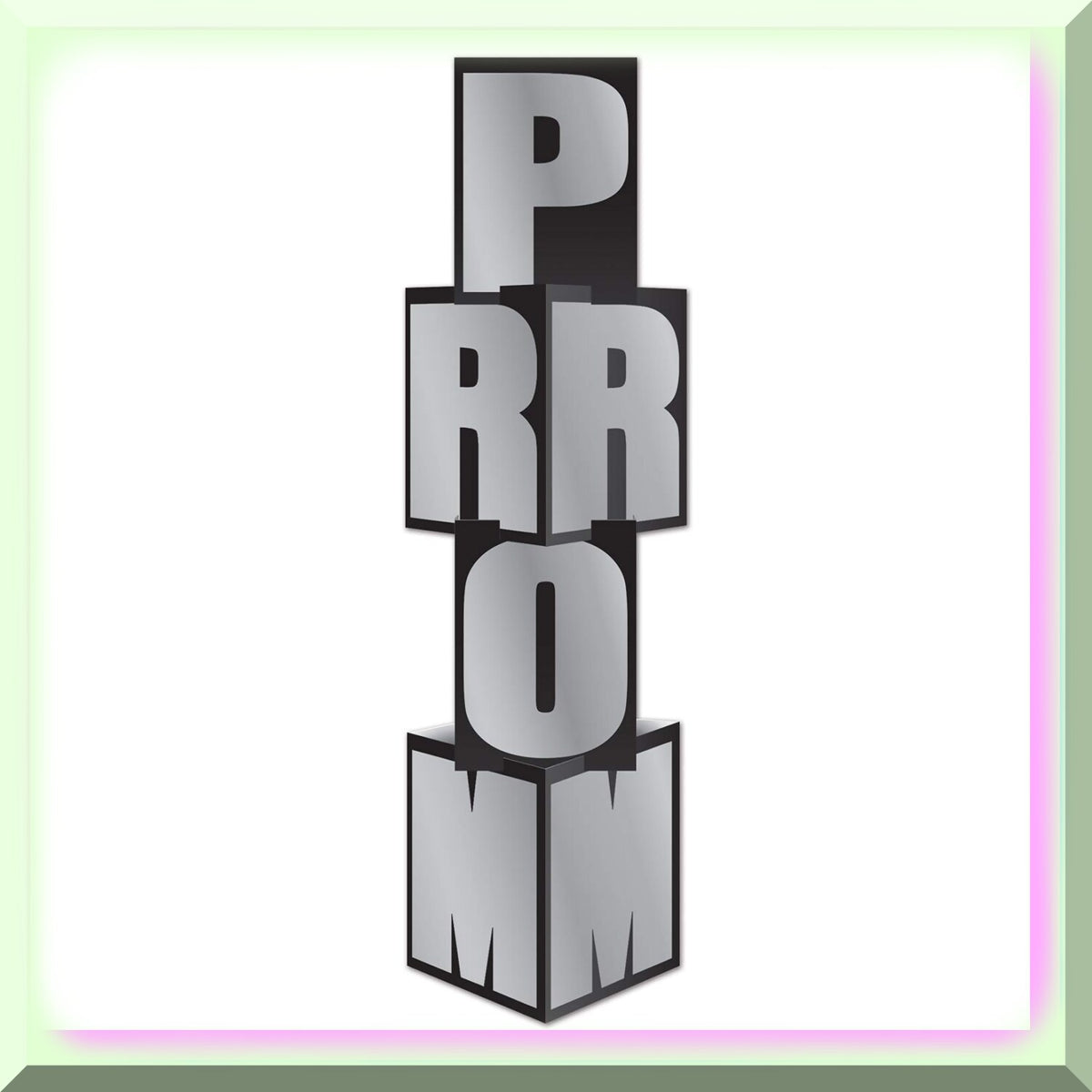 Black/Silver Prom Column Z722857